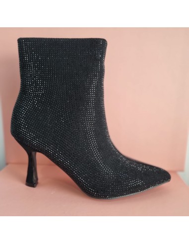 Botines de Brillo con Tacón de Aguja | Elegancia y Glamour