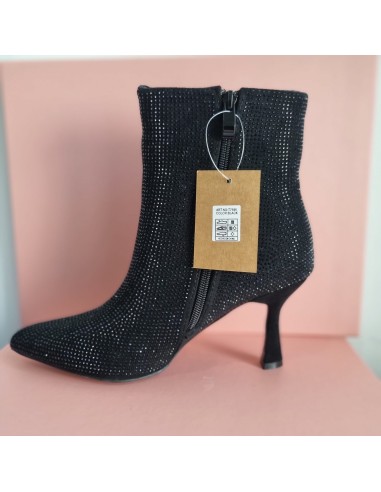 Botines de Brillo con Tacón de Aguja | Elegancia y Glamour