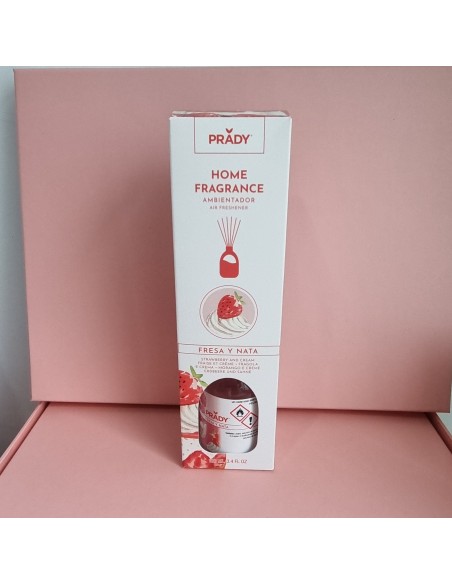 Ambientador Prady Fresa y Nata | Dulzura Frutal para tu Hogar